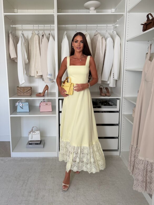 Dress Royal Line maxi butter yellow