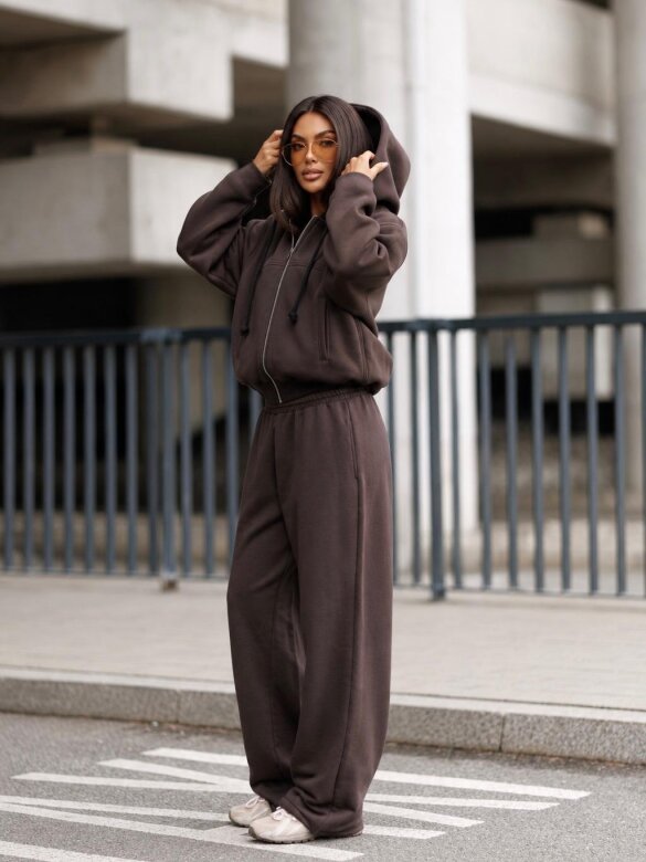 Hoodie Serello chocolate