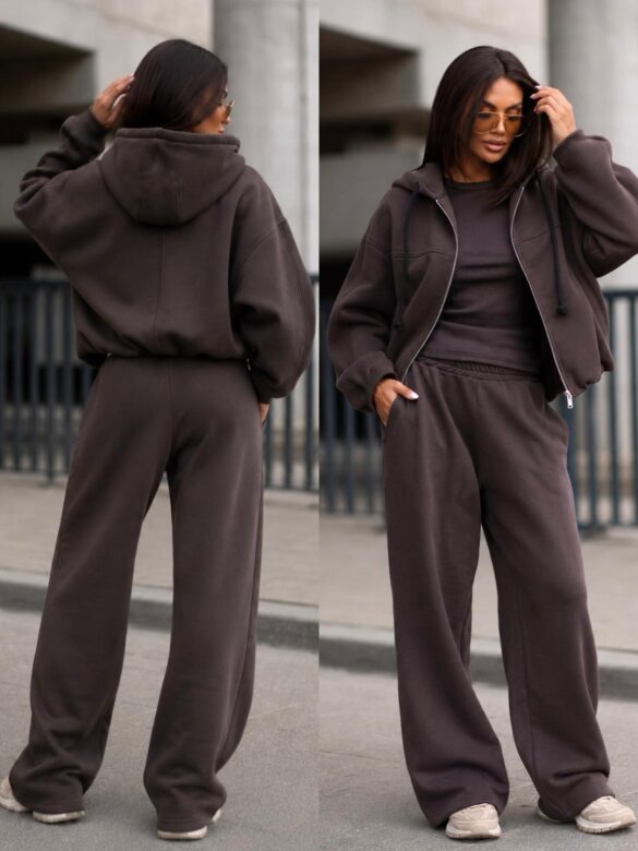 Hoodie Serello chocolate
