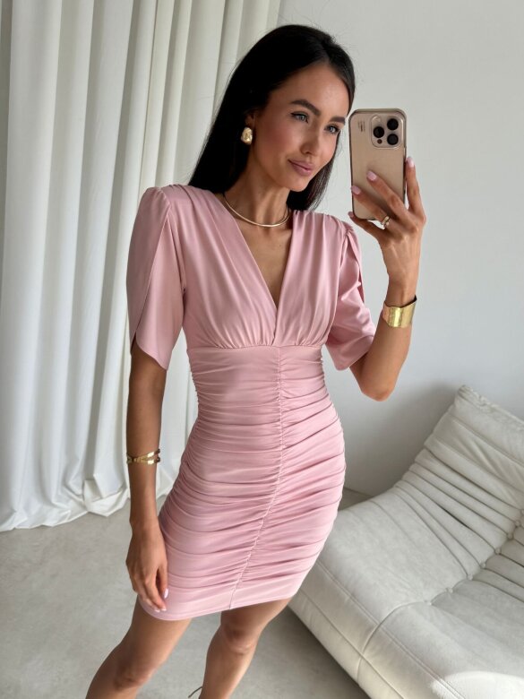 Dress Ricca mini with viscose powder