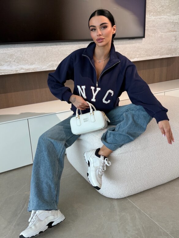 Bluza NYC granatowa 