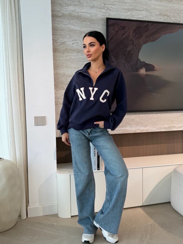 Bluza NYC granatowa 