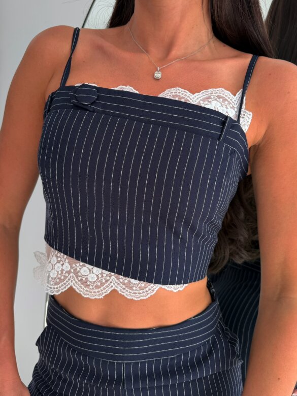 Komplet 2w1 Femme Glow z bawełną granatowy