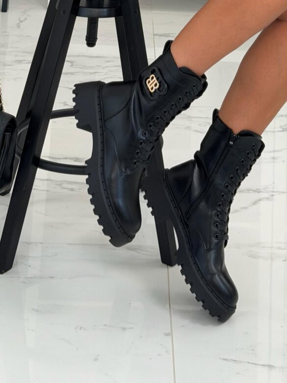 Boots Collection eco-leather black