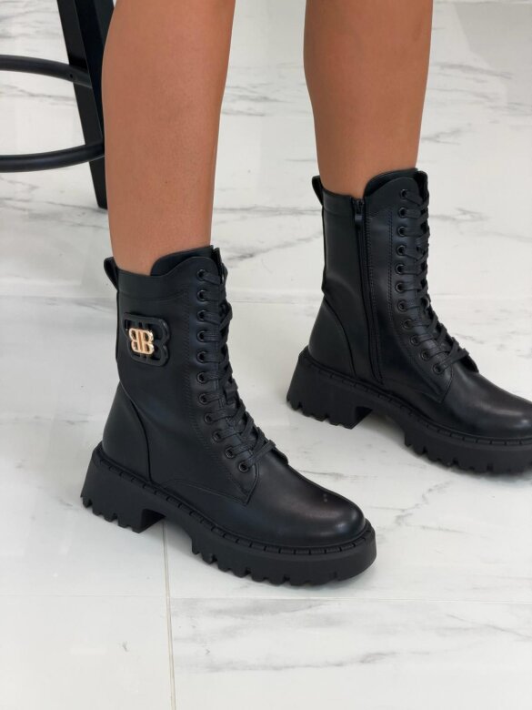 Boots Collection eco-leather black