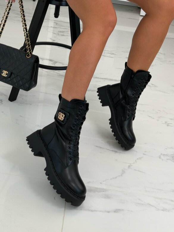 Boots Collection eco-leather black