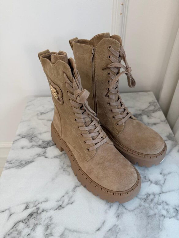 Boots Collection eco-seude beige