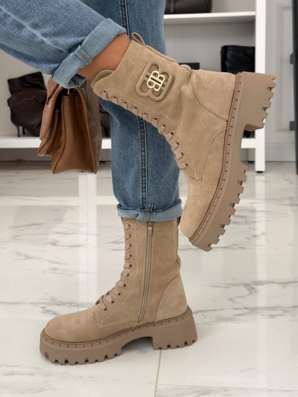 Boots Collection eco-seude beige