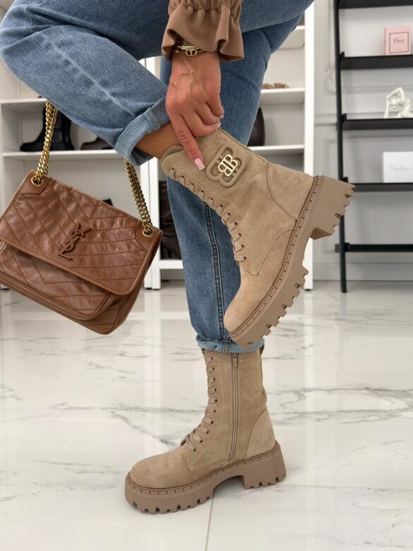 Boots Collection eco-seude beige