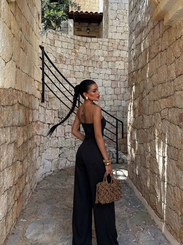 Kombinezon Marelle czarny