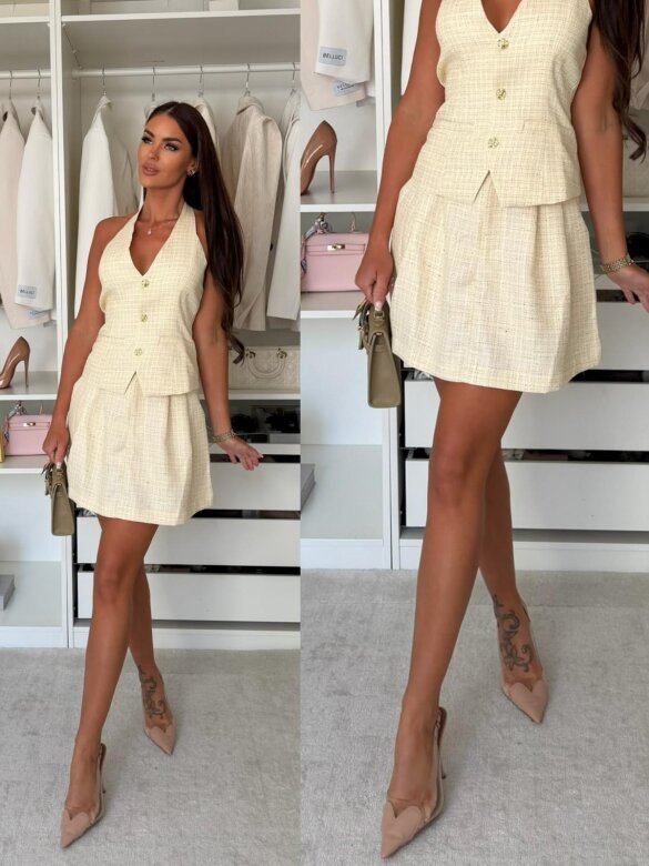 Skirt Norell butter yellow 