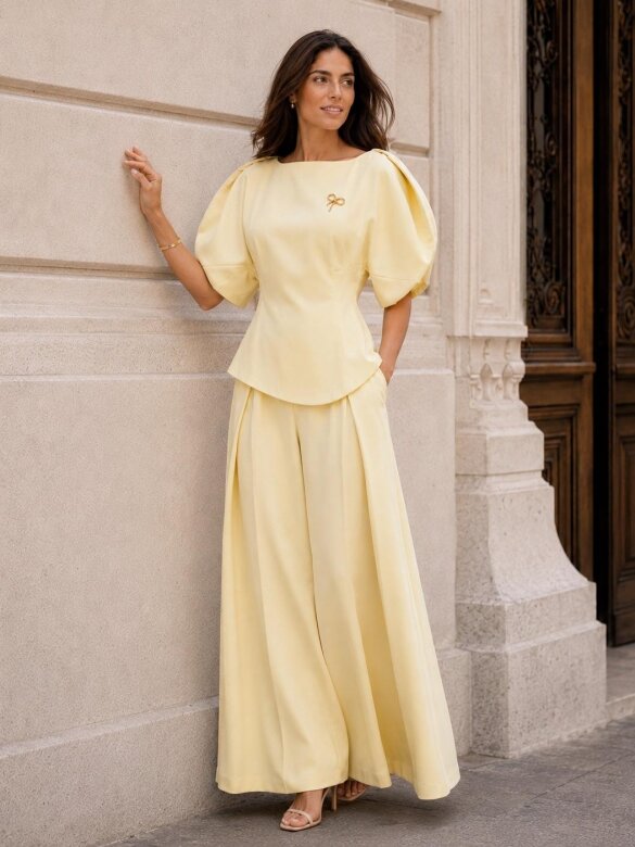 Blouse Viora  butter yellow 