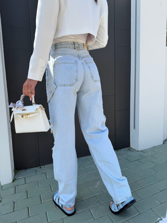 Spodnie Adriano jeans jasnoniebieskie 