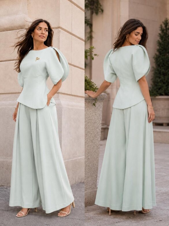 Trousers Viora mint