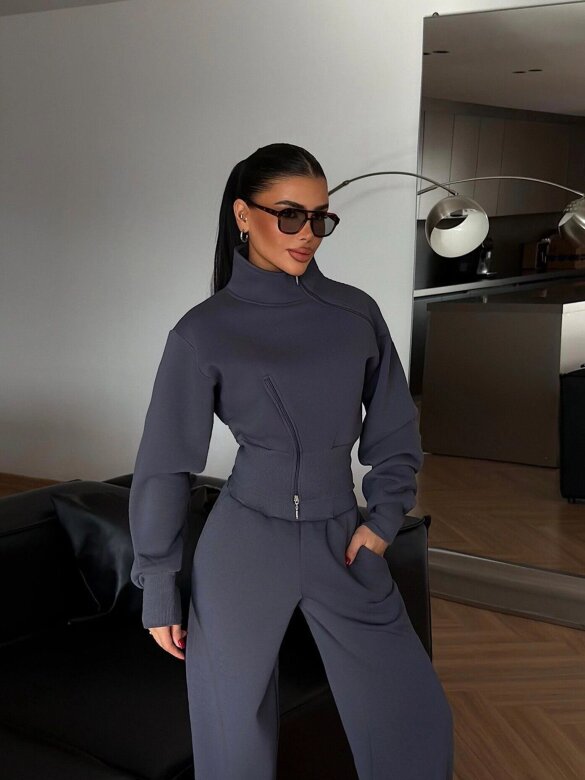 Komplet 2w1 Avio ciemnoszary