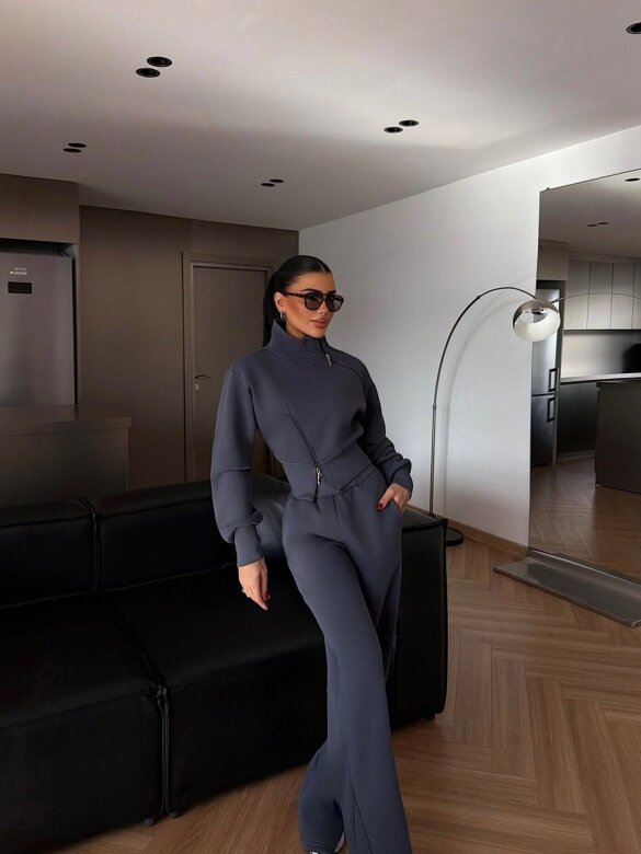 Komplet 2w1 Avio ciemnoszary