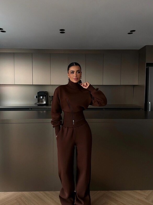 Komplet 2w1 Avio czekoladowy 