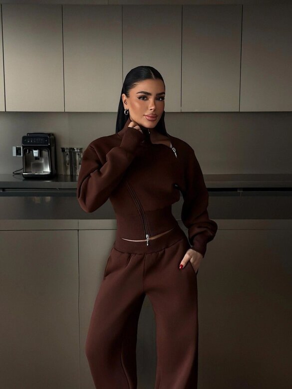 Komplet 2w1 Avio czekoladowy 