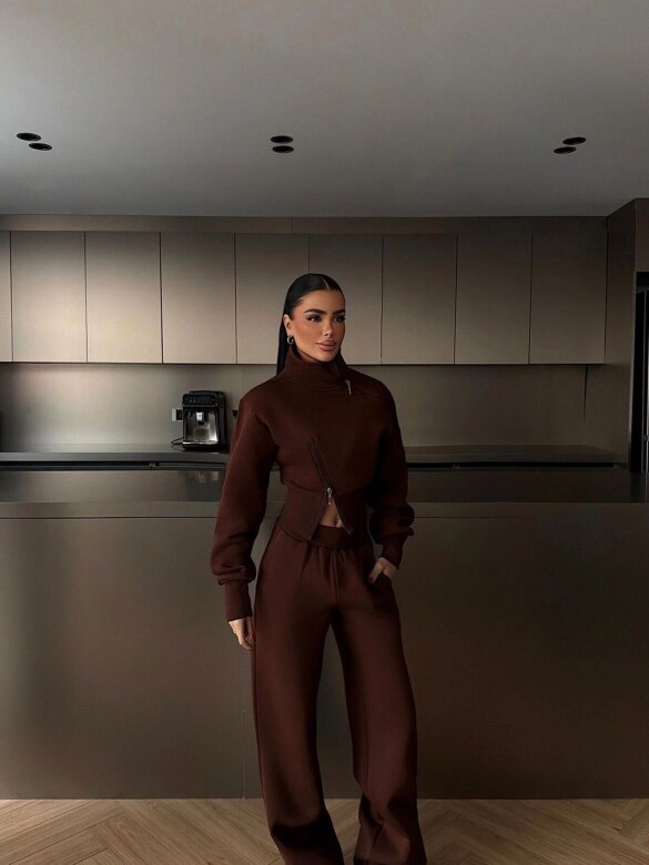 Komplet 2w1 Avio czekoladowy 