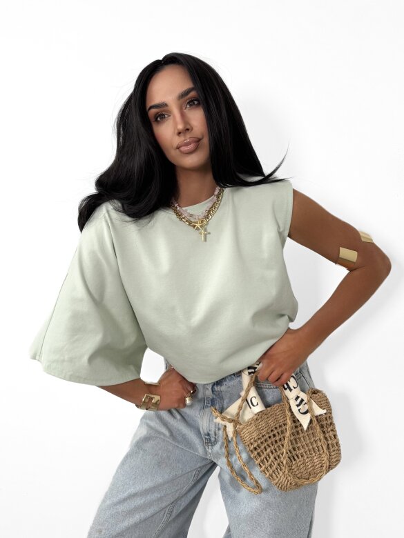 Blouse Marvella cotton matcha