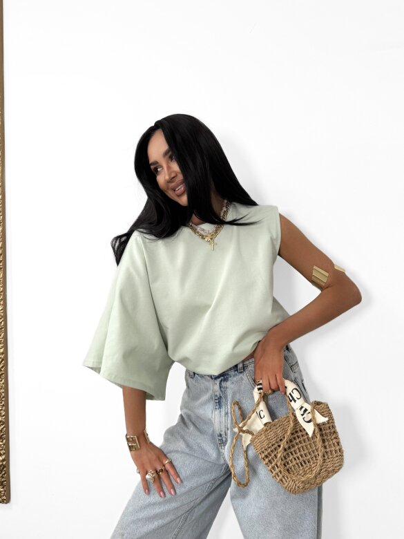 Blouse Marvella cotton matcha