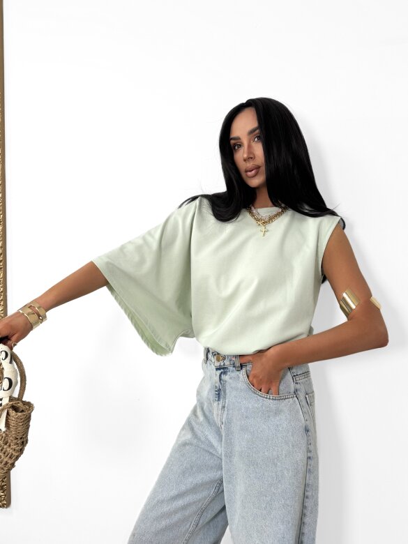 Blouse Marvella cotton matcha