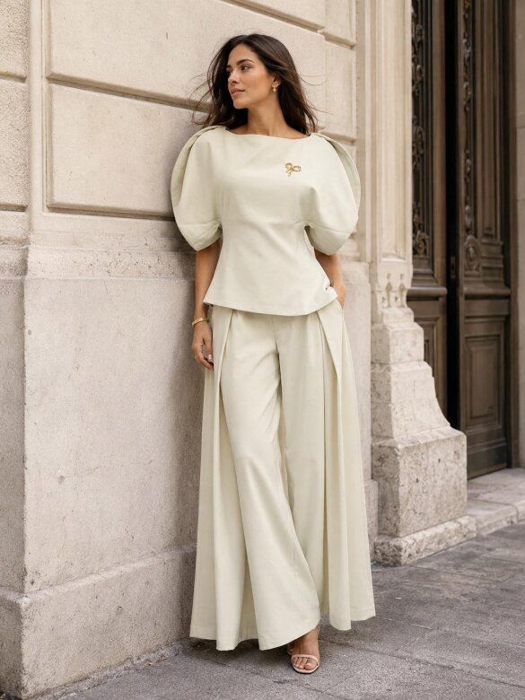 Trousers Viora light beige