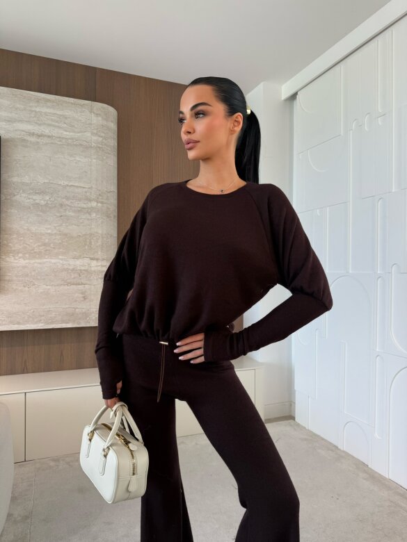 Komplet 2w1 Lettio czekoladowy