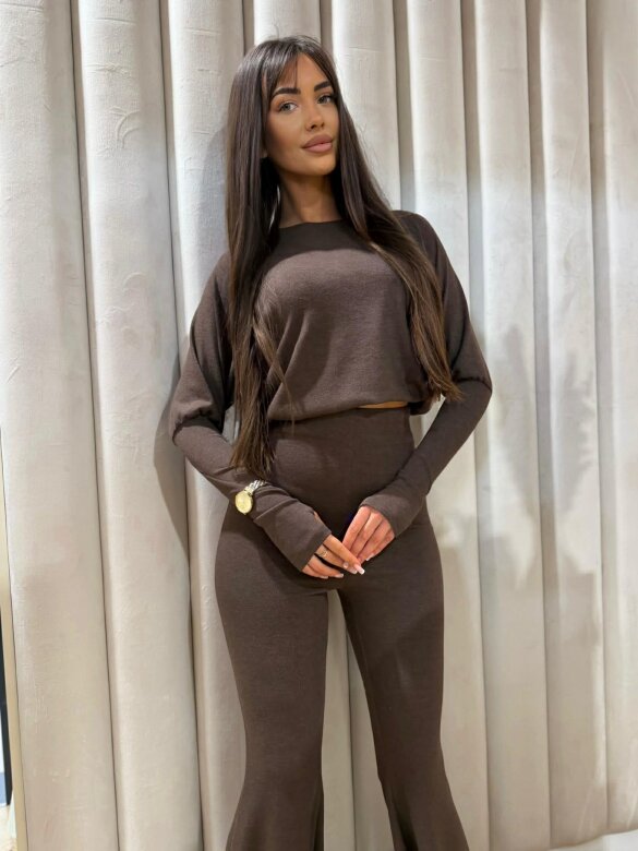 Komplet 2w1 Lettio czekoladowy