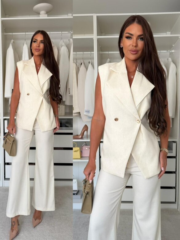 Vest Velle ecru 