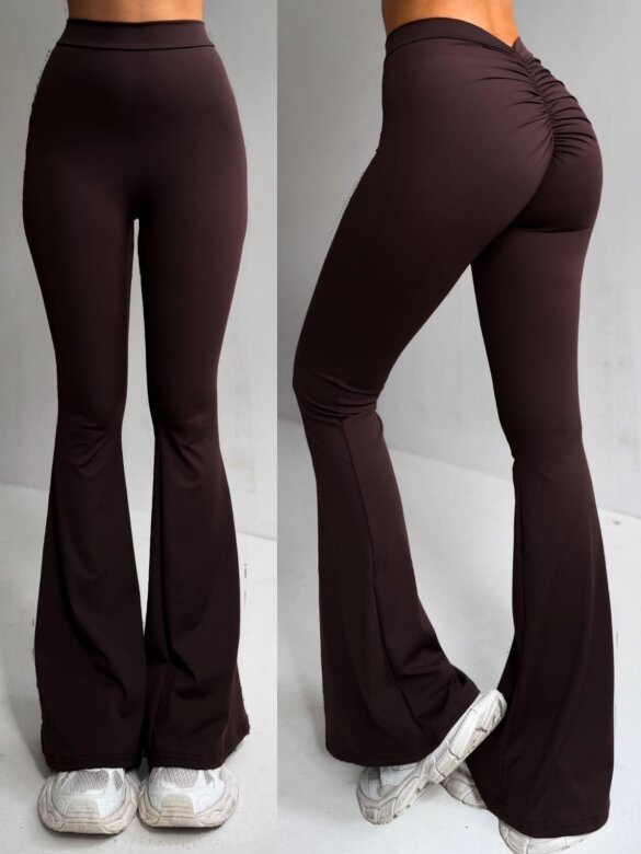 Leggings Monteverde with viscose chocolate