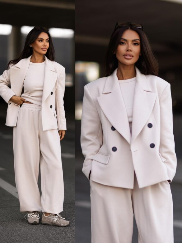 Blazer Ameris cotton beige
