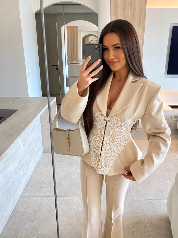 Spodnie Vibes elegant II beżowe 
