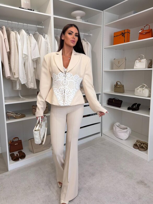 Spodnie Vibes elegant II beżowe 