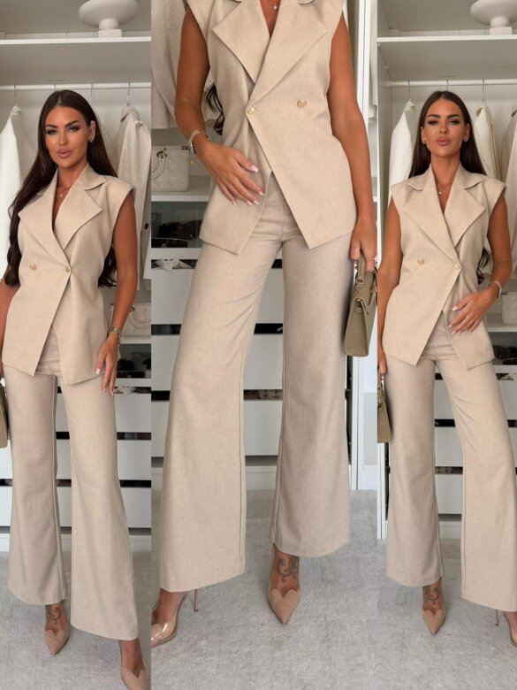 Trousers Velle beige