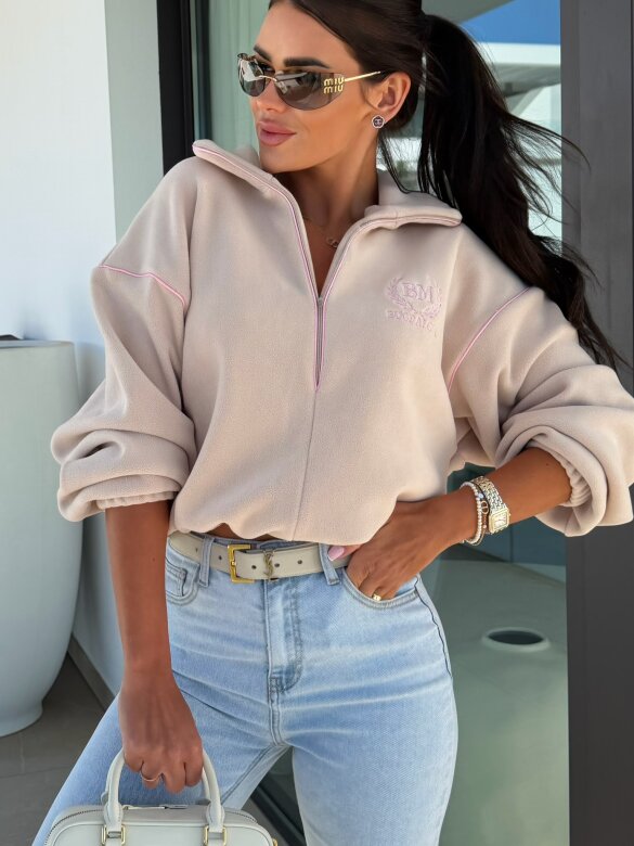 Bluza Lumine polarowa beżowa