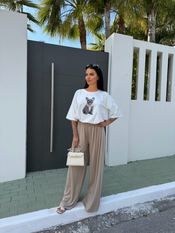 Spodnie Amarillo beżowe