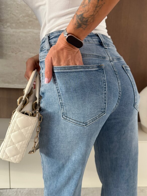 Spodnie Eterie jeans niebieskie