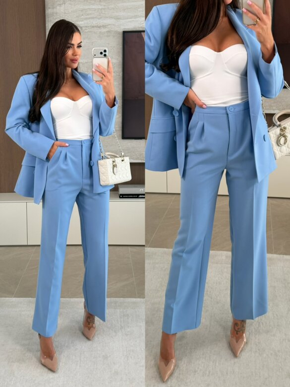 Spodnie Susanne błękitne 