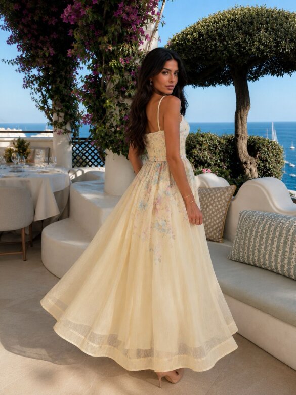 Dress Rilla butter yellow