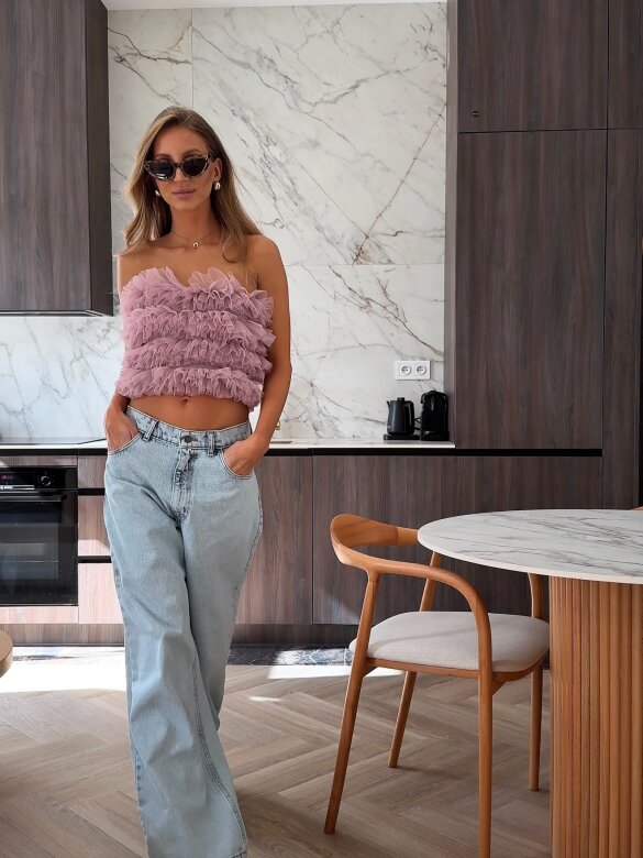 Spodnie Lenno jeans jasnoniebieskie 