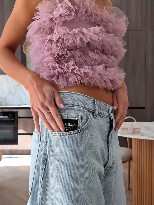 Spodnie Lenno jeans jasnoniebieskie 