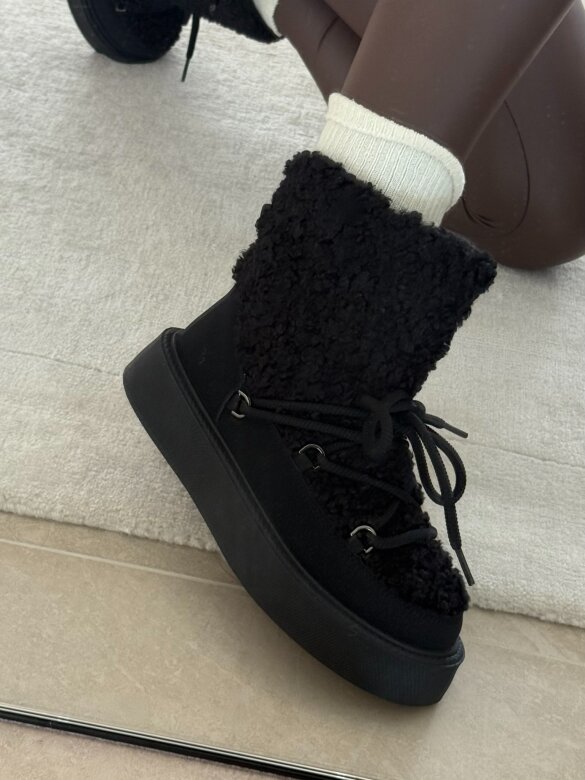 Botki Viremel ocieplane czarne 