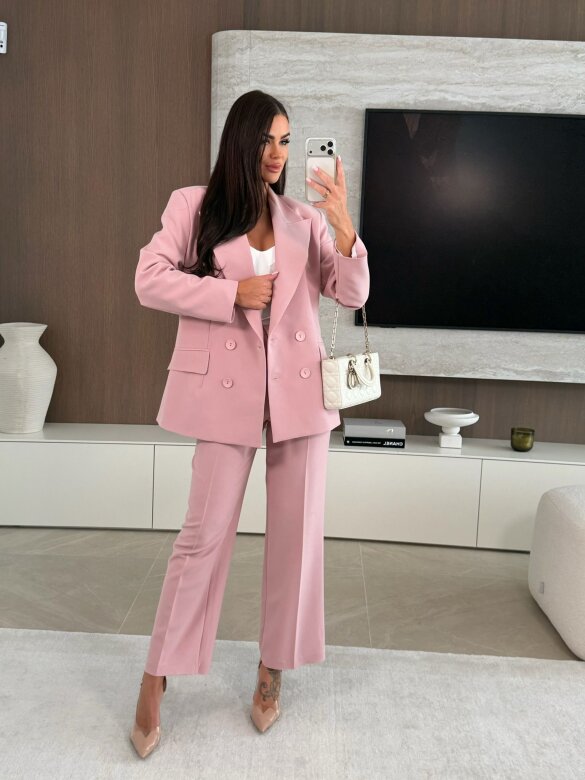 Spodnie Susanne pudrowe 