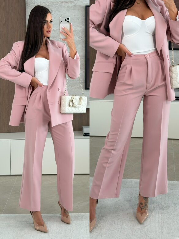 Spodnie Susanne pudrowe 