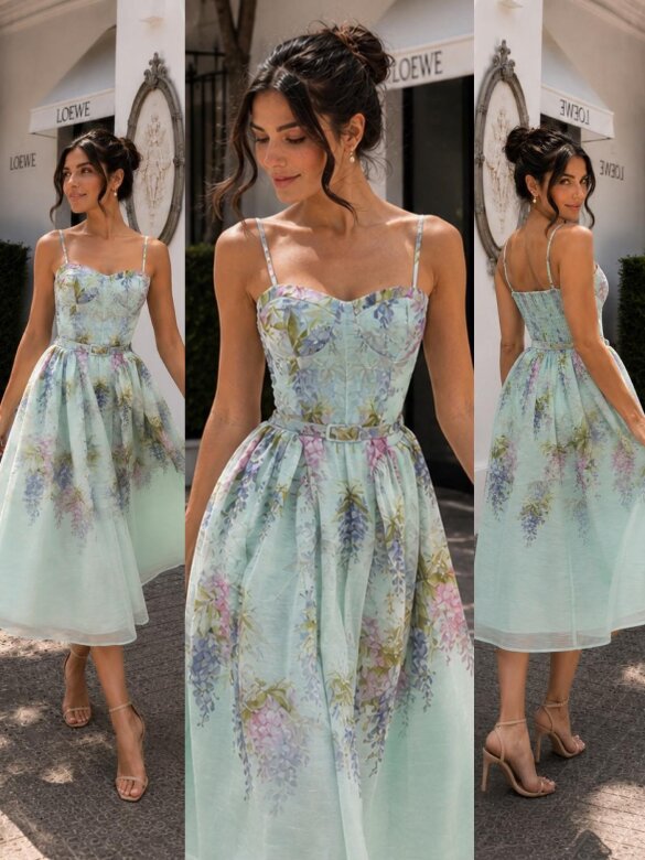 Dress Blossom II mint