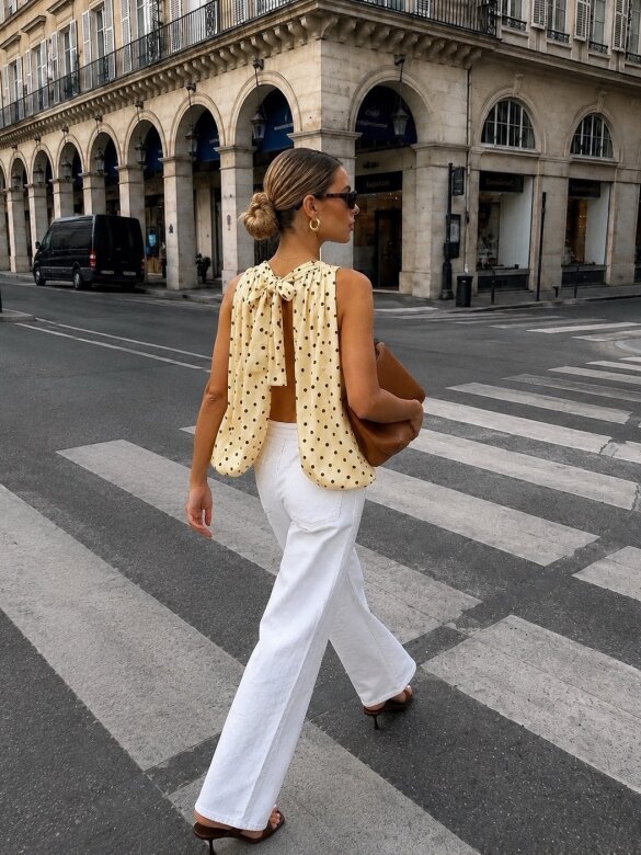 Bluzka Lorvane butter yellow 