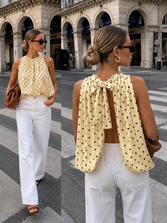 Blouse Lorvane butter yellow 