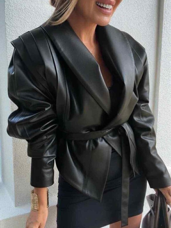 Kurtka Verite Premium skóra naturalna czarna