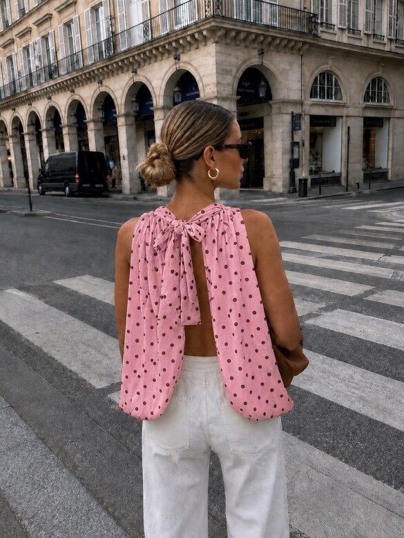 Blouse Lorvane powder
